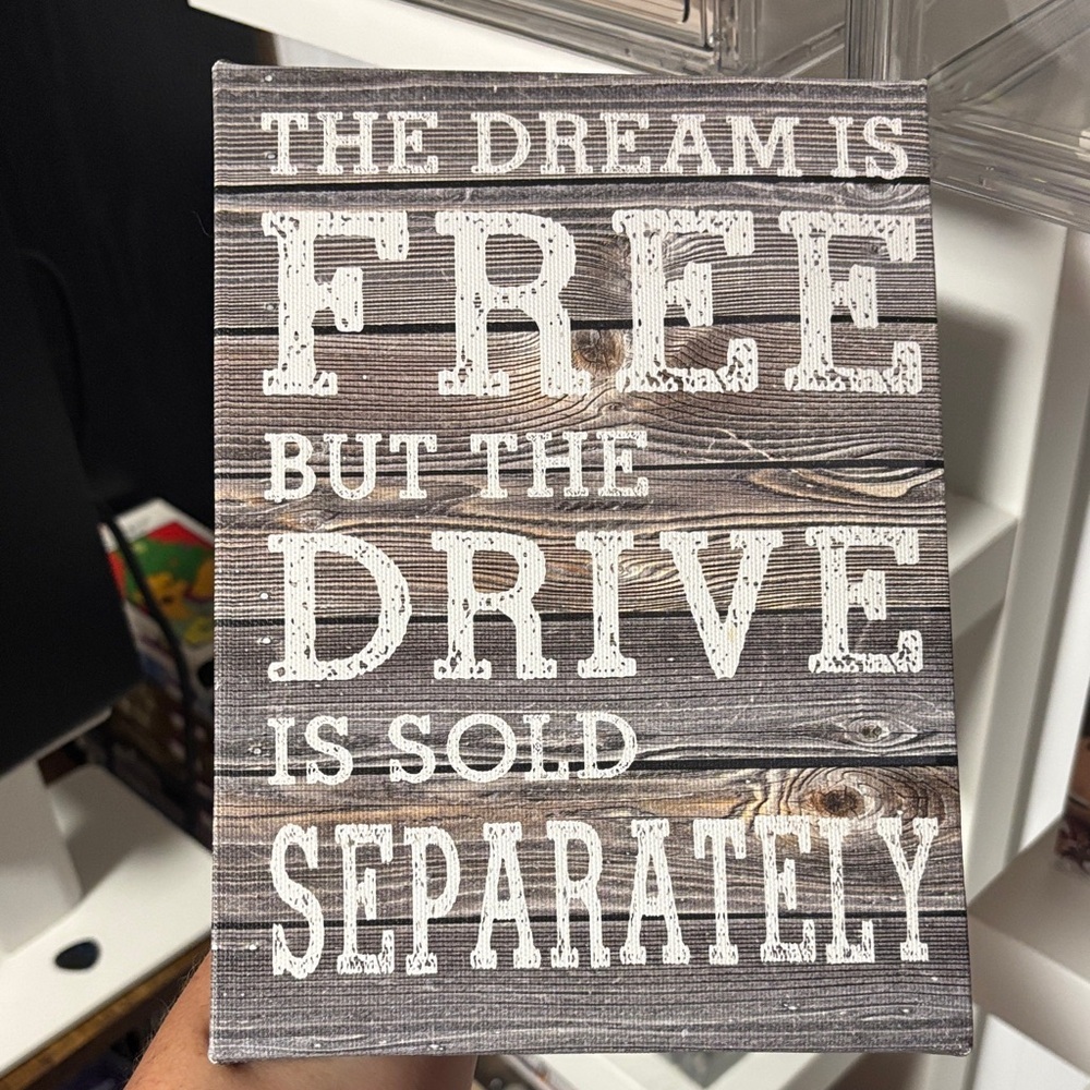 Wall Art with Inspirational Quote